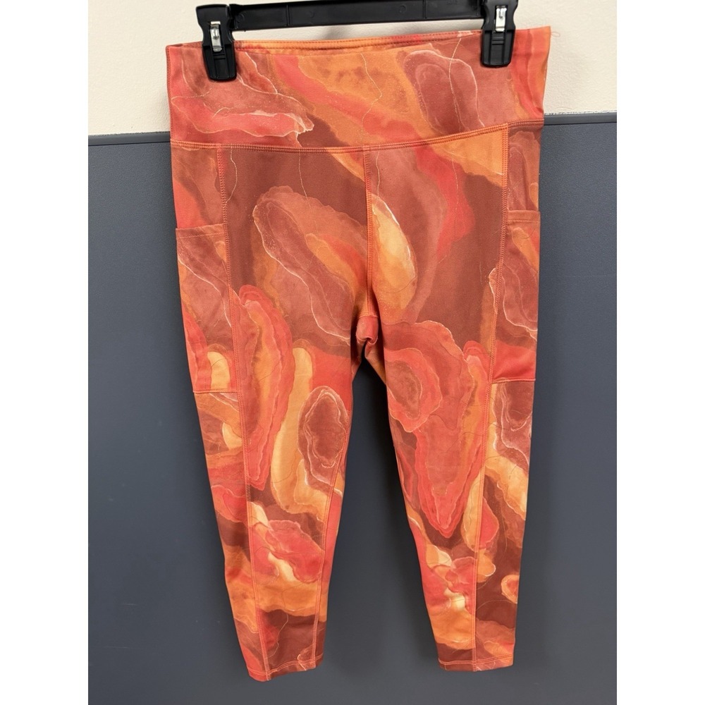 Pants Ladies Athleisure With Pockets Size M Activewear, Workout, Yoga Cropped